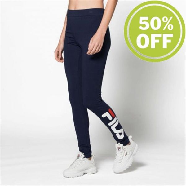 Fila Flex 2.0 52595-Zv Women's Leggings - Dark Blue,NZ 738-78593